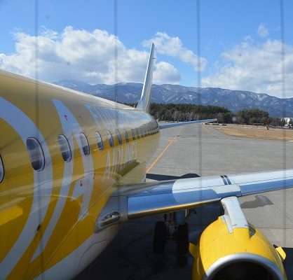 搭乗記 黄色のfdaの機体で松本空港から新千歳空港へ まったり空の旅