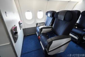 A321ceoのプレミアムクラスの座席