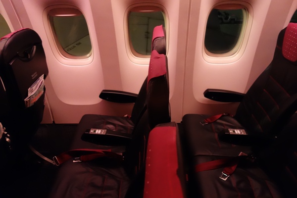 JAL SKY NEXTの普通席の座席