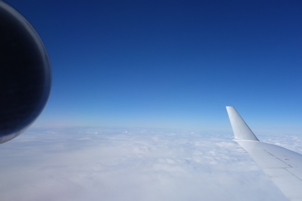 J-AIRのCRJ200からの機窓
